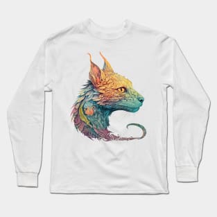Feathered Dragon Cat Long Sleeve T-Shirt